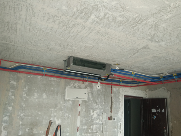 室內機安裝現場